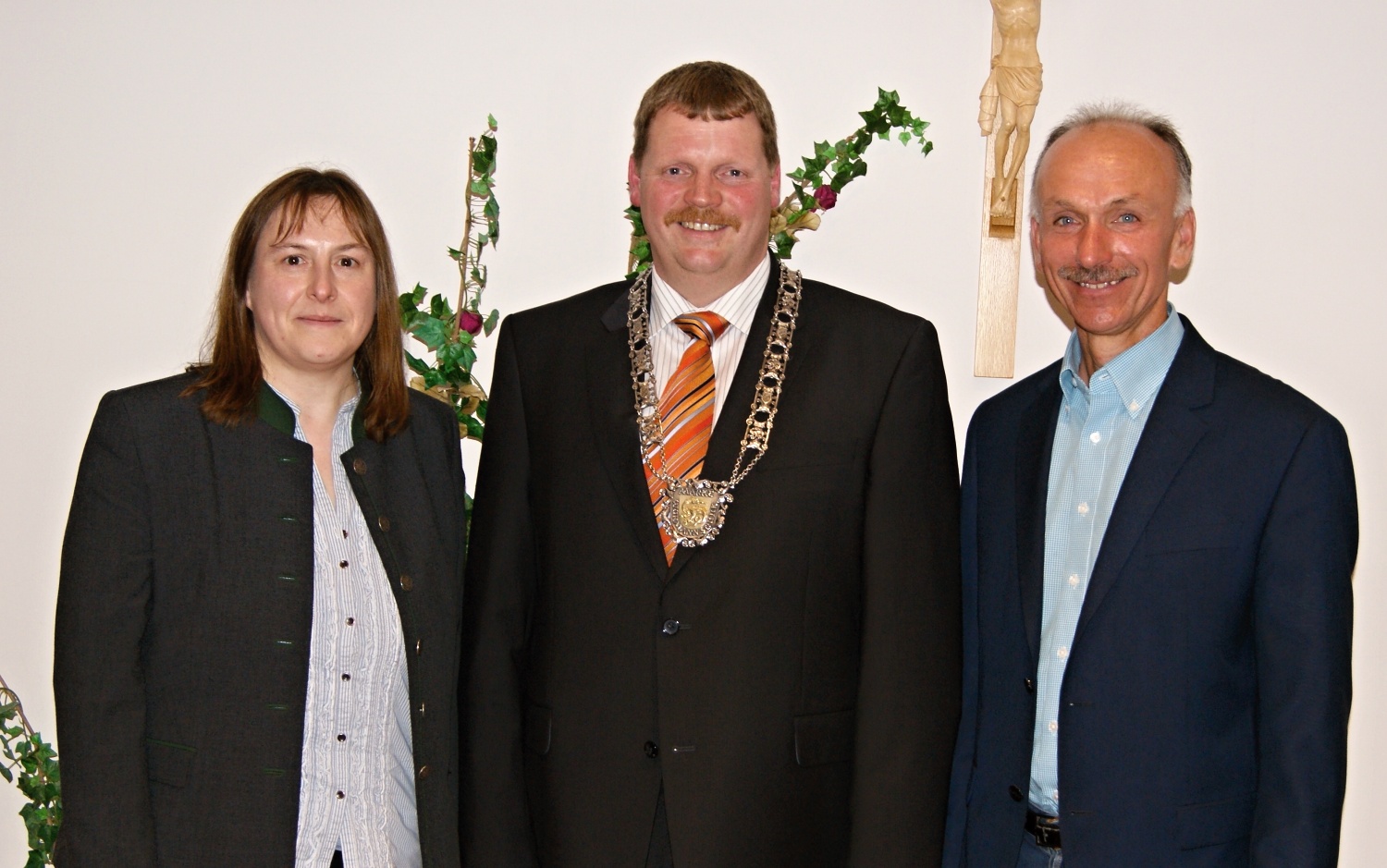 Bürgermeister Thurmeier und seine Stellvertreter